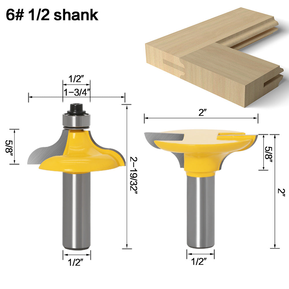 12 handle 1/2 handle 2-piece set of tenon knives Woodworking knives Cabinet door panel knives, door and window tenon knives Large family West tenon knives