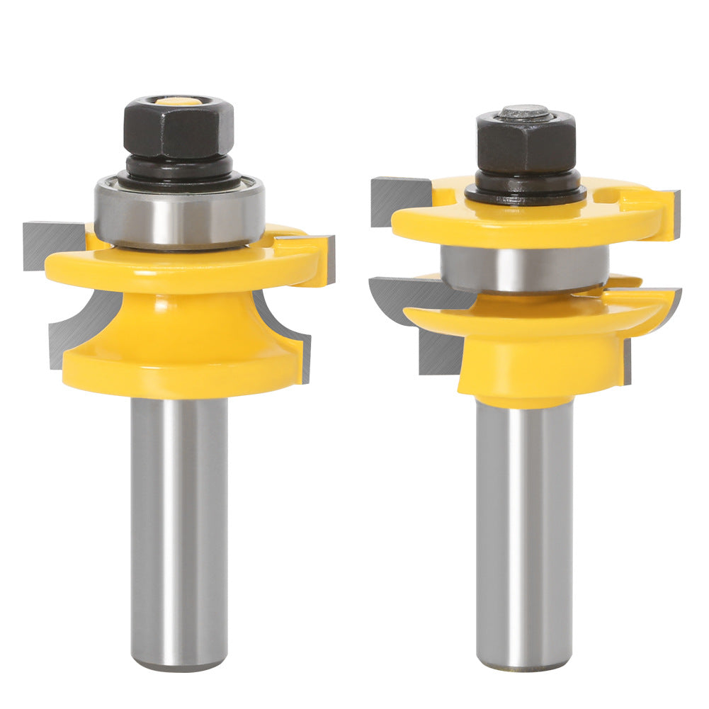 12 handle 1/2 handle 2-piece set of tenon knives Woodworking knives Cabinet door panel knives, door and window tenon knives Large family West tenon knives