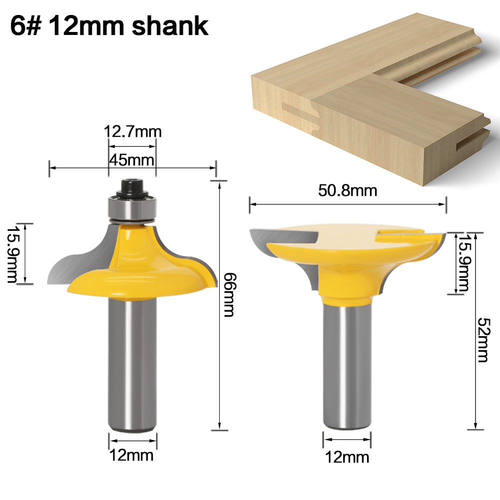 12 handle 1/2 handle 2-piece set of tenon knives Woodworking knives Cabinet door panel knives, door and window tenon knives Large family West tenon knives