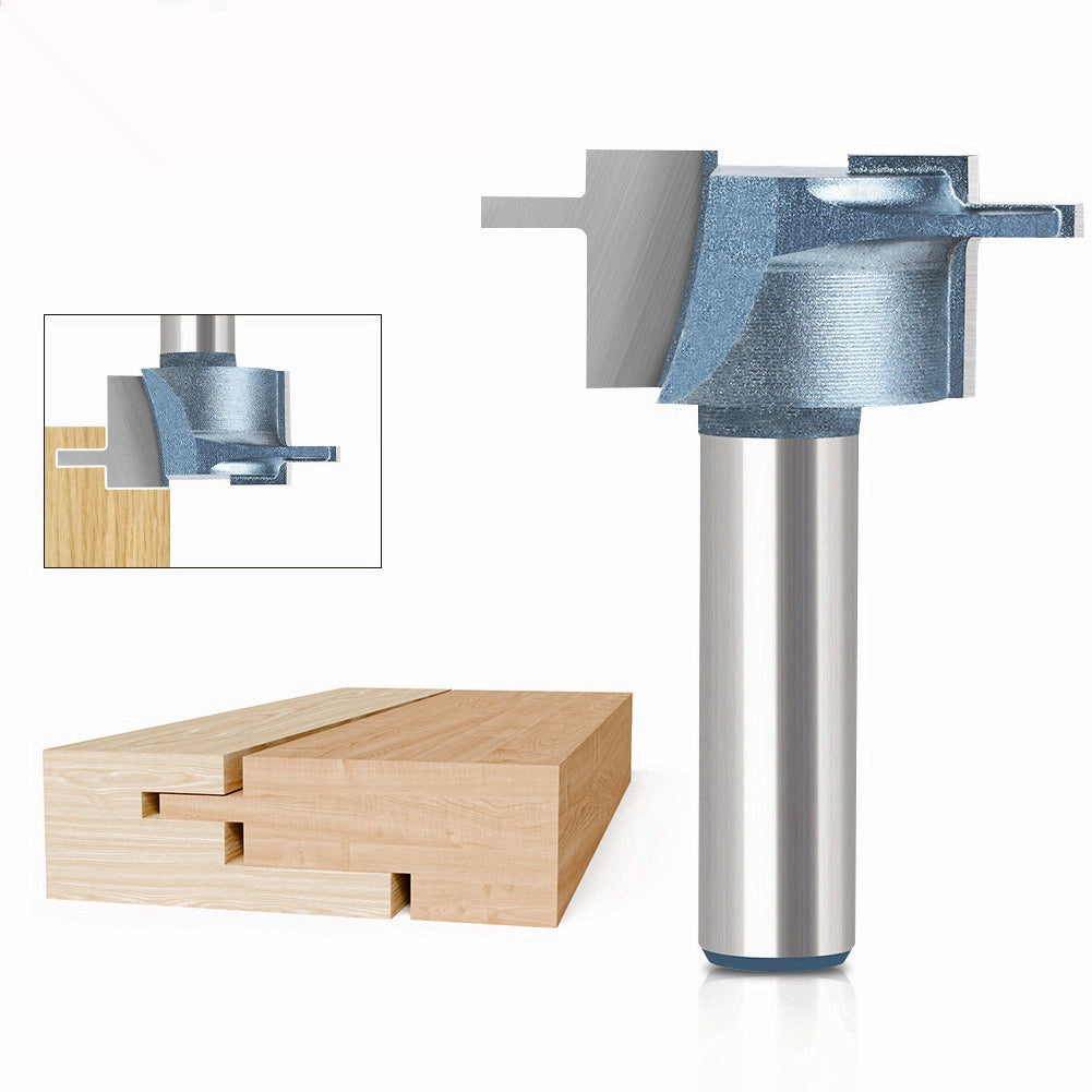 Woodworking milling cutter Mother and child Handle cutter 1/2 handle Cabinet wardrobe embedded slotting knife Edge trimming machine Bakelite milling tool
