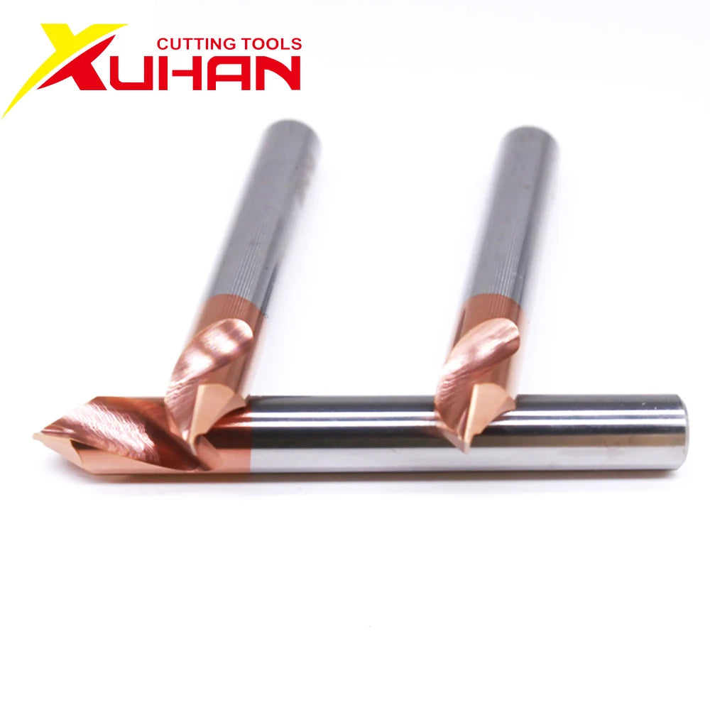 1PC HRC55 3MM 4MM 5MM 6MM 8MM 10MM 90 Degree Spot Drill Bit for Machining Hole Drill Chamfering Tools Tungsten Carbide Steel