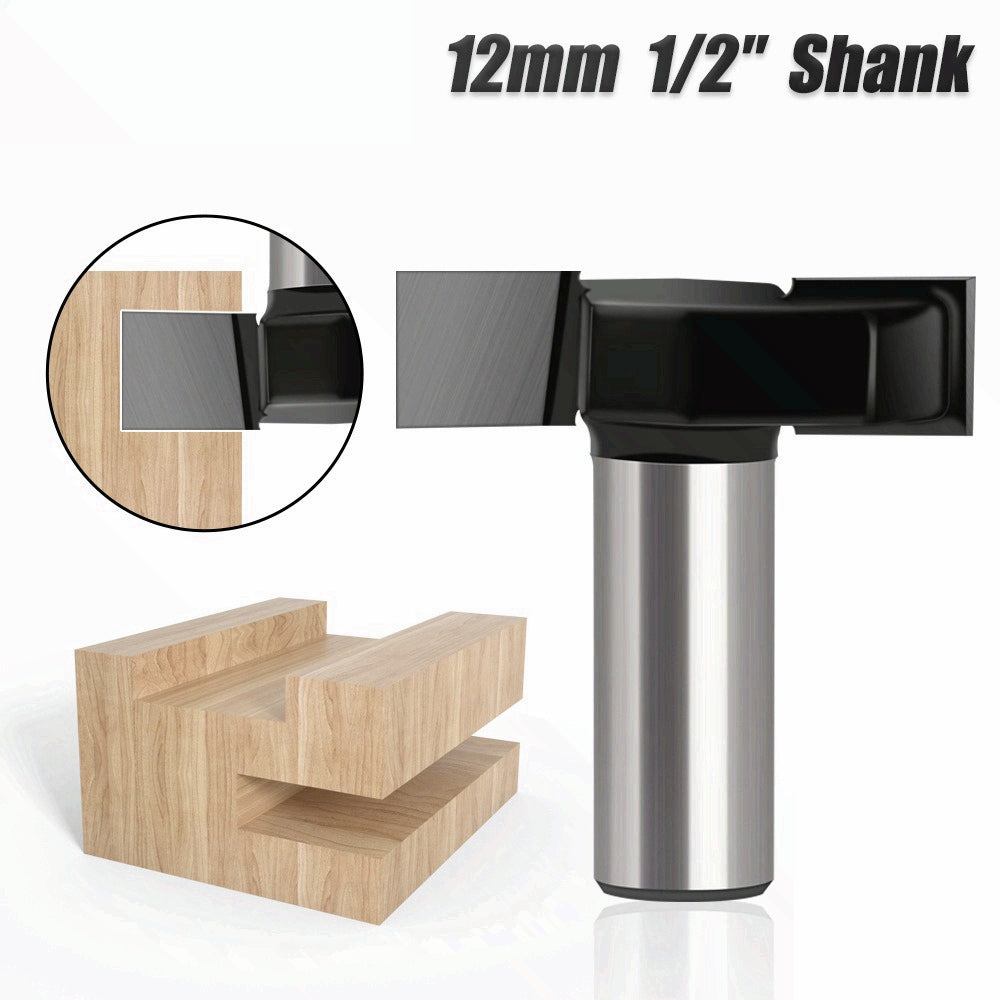 Tungsten steel T-milling cutter 11mm slot width Alloy T-slot cutter Welding T-slot milling cutter Wood board Planar machining Hardening