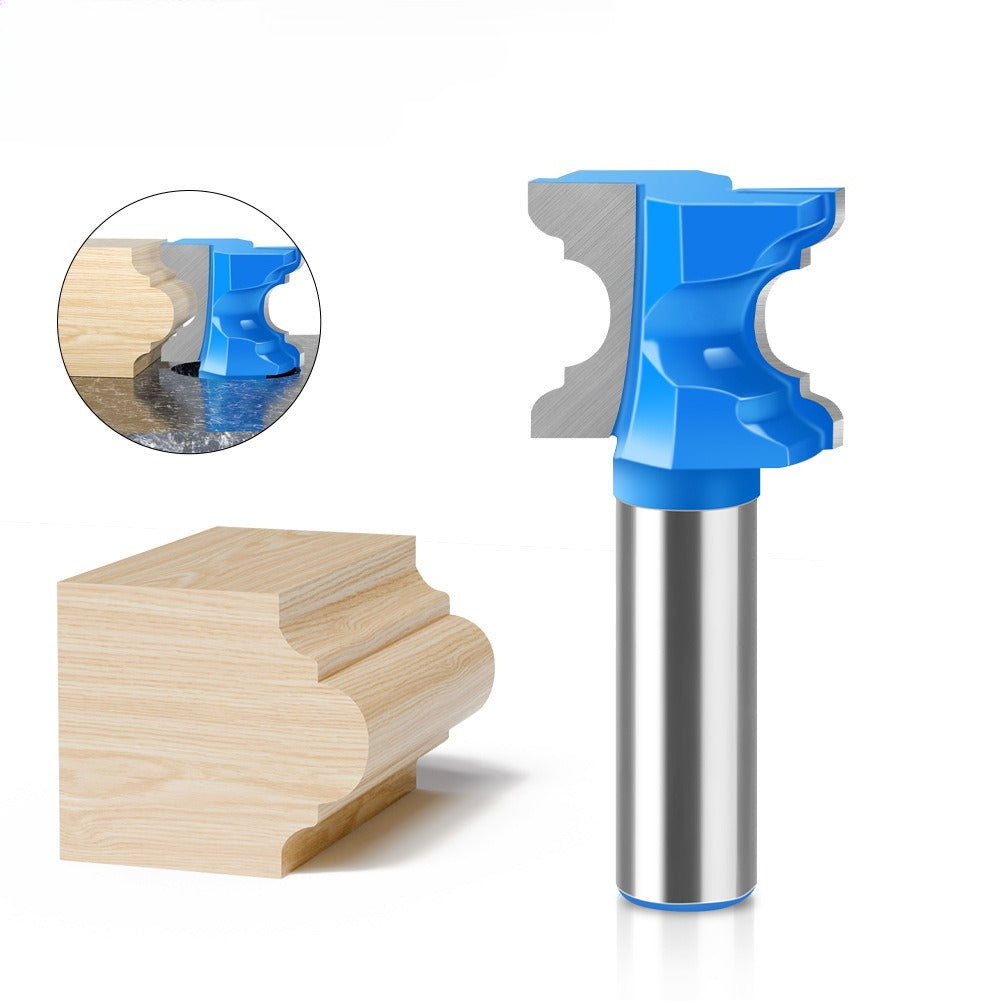 1/2 handle 12 handle concave nose knife line knife cabinet door panel knife flower line knife trimming machine milling cutter cabinet door cutter