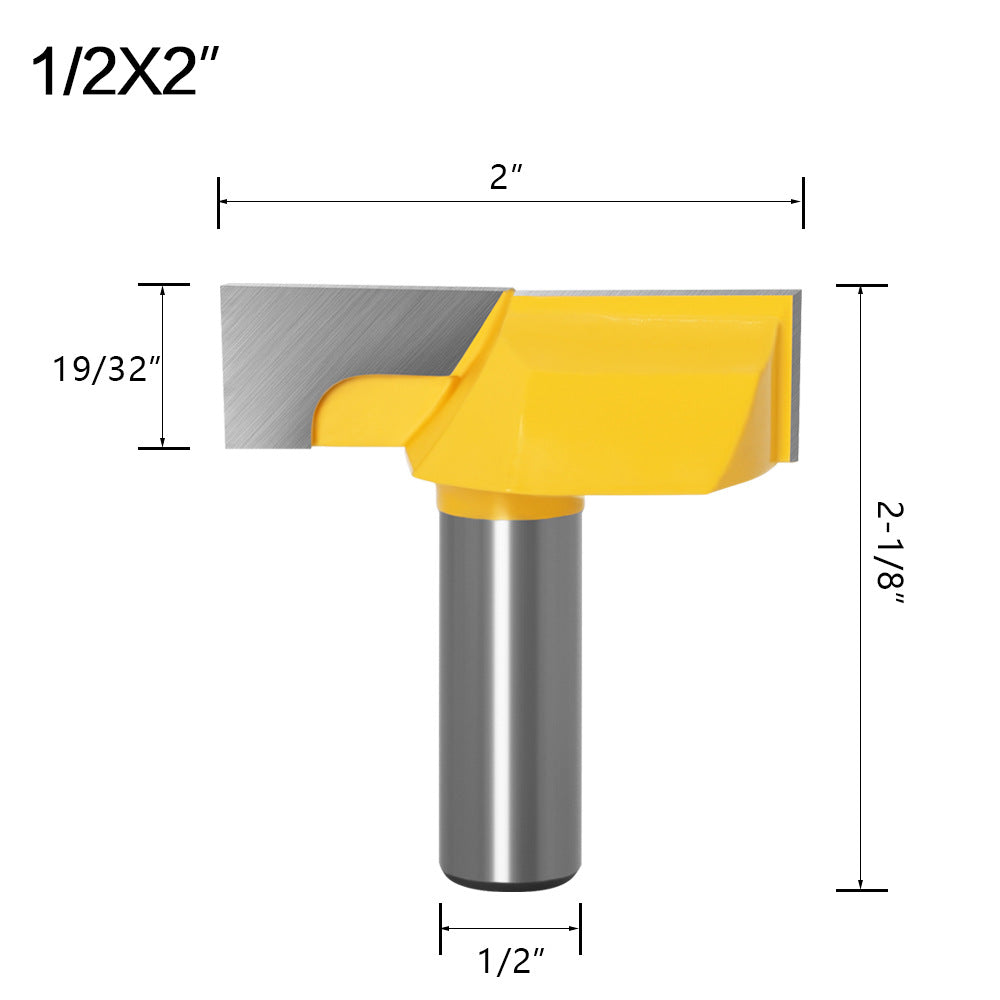 Large diameter bottom cleaning knife slotting knife woodworking milling cutter table milling bottom cutter trimming machine engraving machine gong knife