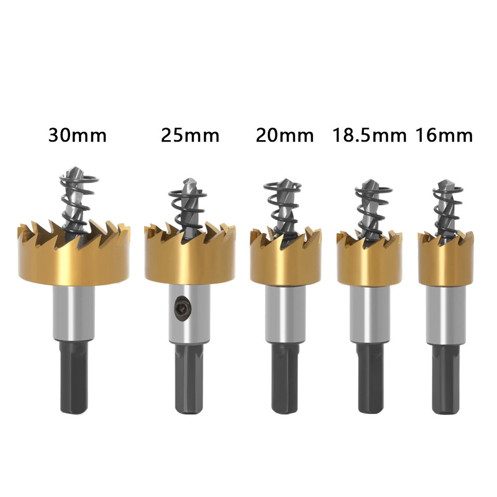 HSS iron sheet iron plate reaming aluminum alloy drilling set cross-border drill bit stainless steel titanium-plated high-speed steel hole opener
