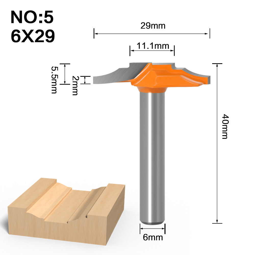 1/4 handle door panel flower cutter cabinet lace door panel cutter trimming machine door panel cutter router flower thread cutter/4 handle