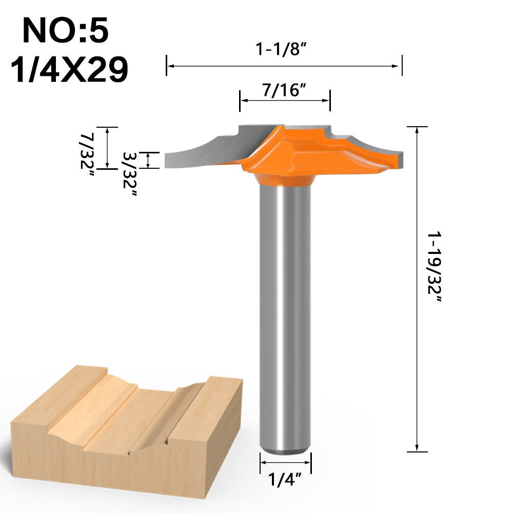 1/4 handle door panel flower cutter cabinet lace door panel cutter trimming machine door panel cutter router flower thread cutter/4 handle
