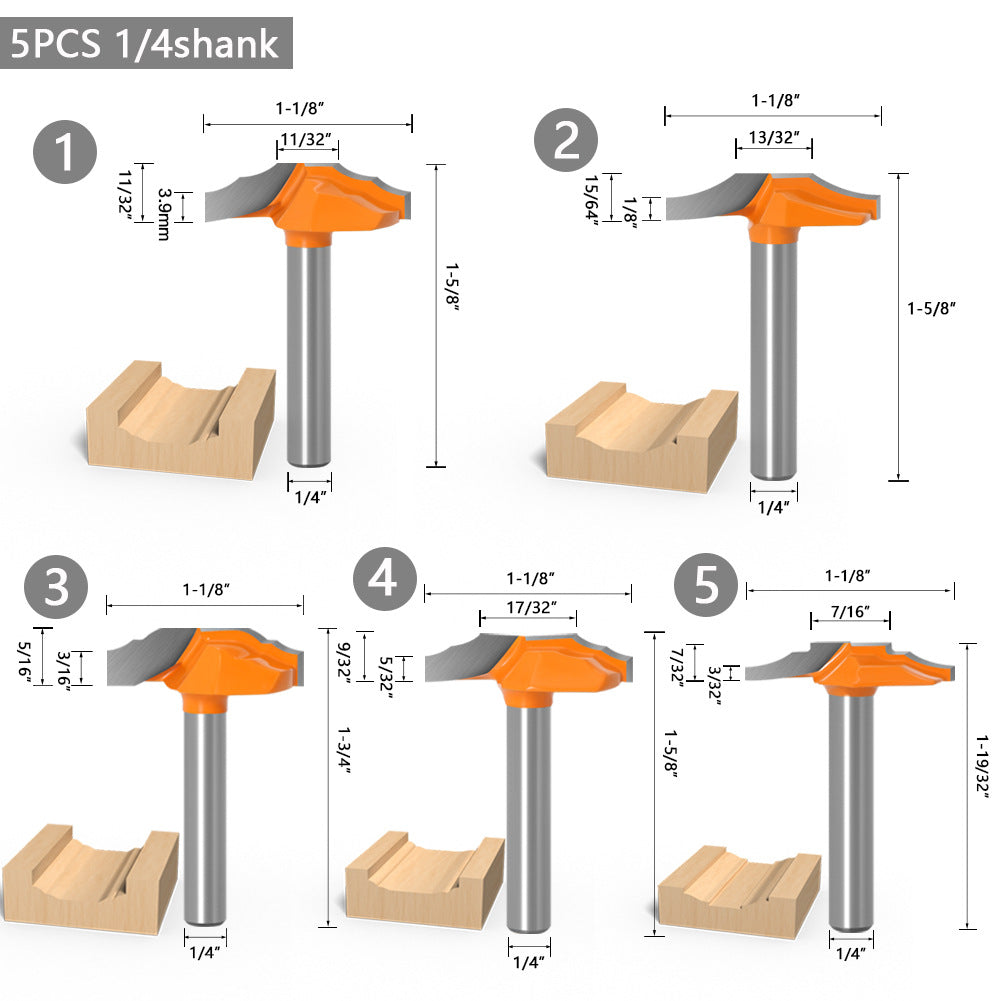 1/4 handle door panel flower cutter cabinet lace door panel cutter trimming machine door panel cutter router flower thread cutter/4 handle
