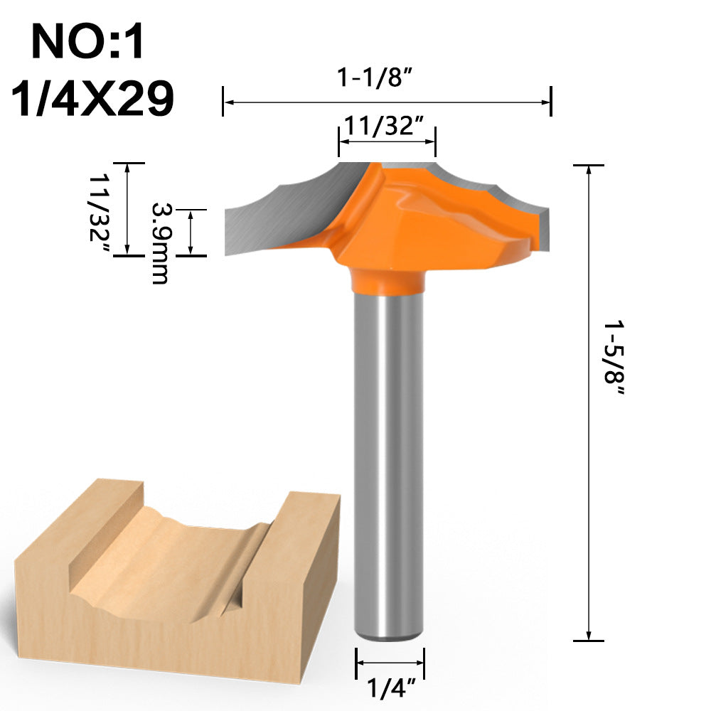 1/4 handle door panel flower cutter cabinet lace door panel cutter trimming machine door panel cutter router flower thread cutter/4 handle