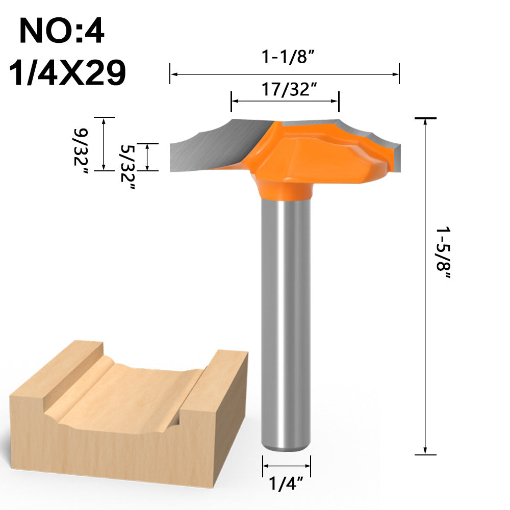 1/4 handle door panel flower cutter cabinet lace door panel cutter trimming machine door panel cutter router flower thread cutter/4 handle