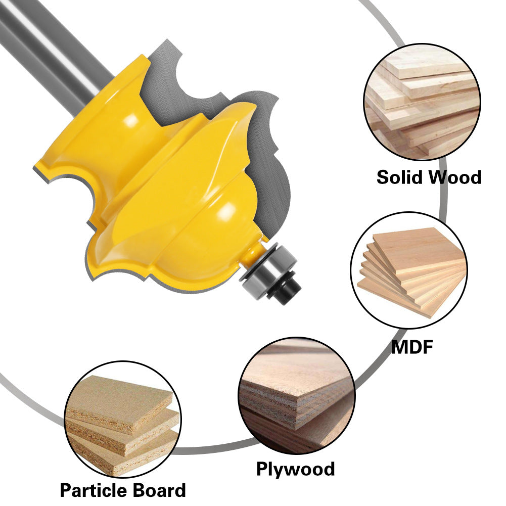 1/2 handle high-grade export woodworking milling cutter carving cutter engraving machine line cutter magic knife variety of lines