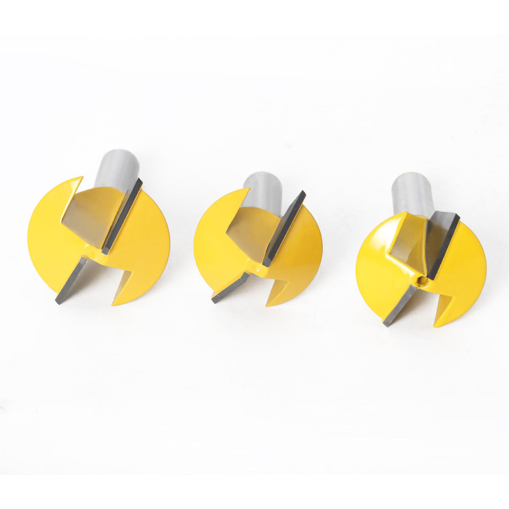 1/2 handle 3-piece set multilateral knife bird's beak interface knife 6 sides 8 sides 12 sides multi-purpose knife tenon knife woodworking router