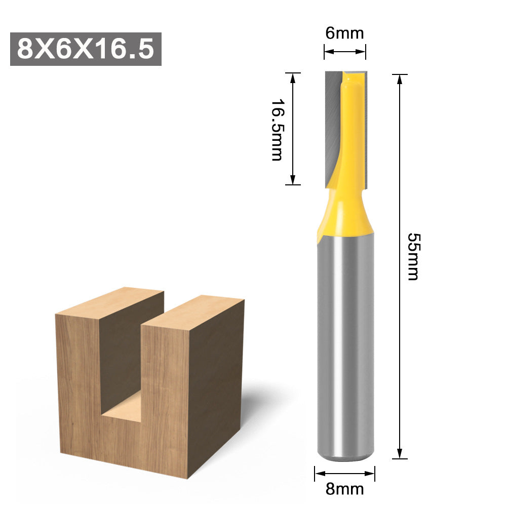 8 handle bottom cleaning cutter Engraving machine cutter Woodworking milling cutter Bottom cleaning cutter Bottom milling Inverted edge Table milling Bottom cutter Edge trimming cutter