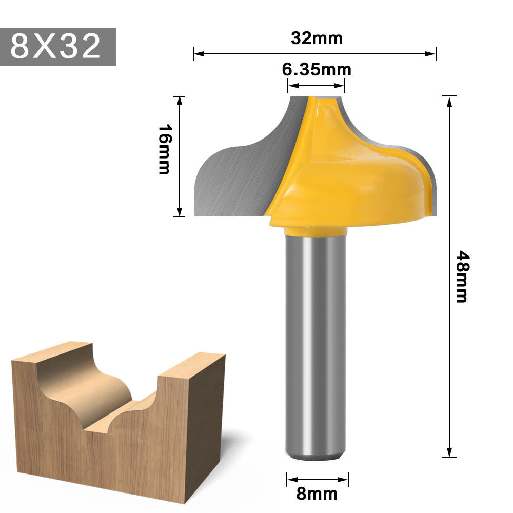 S-type carving knife Huxi knife carving knife woodworking milling cutter bakelite slotting tool trimming machine head