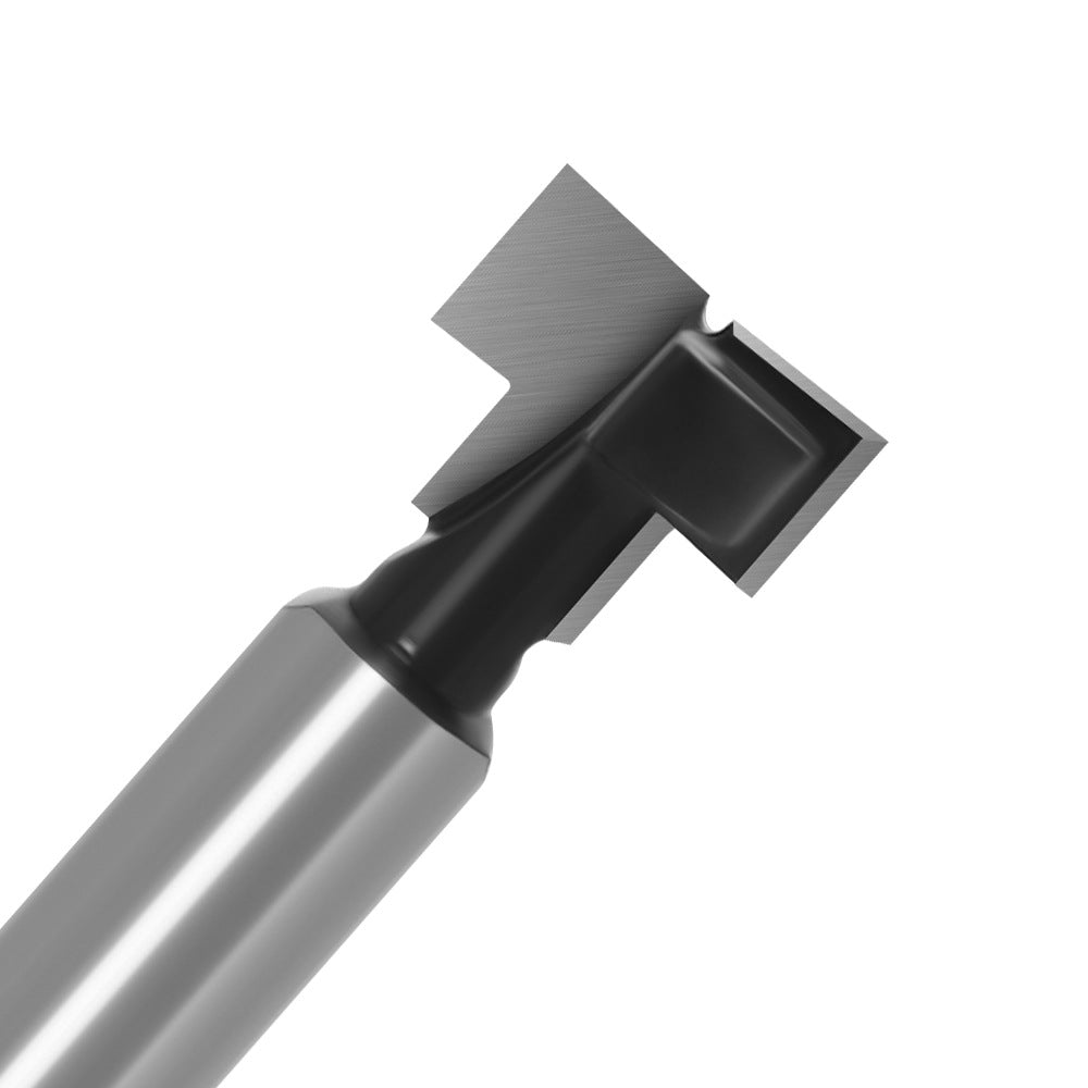 Woodworking milling cutter 8-handle keyhole cutter, wood photo frame wall-mounted T-type keyhole cutter three-piece set 9 3/8 1/2