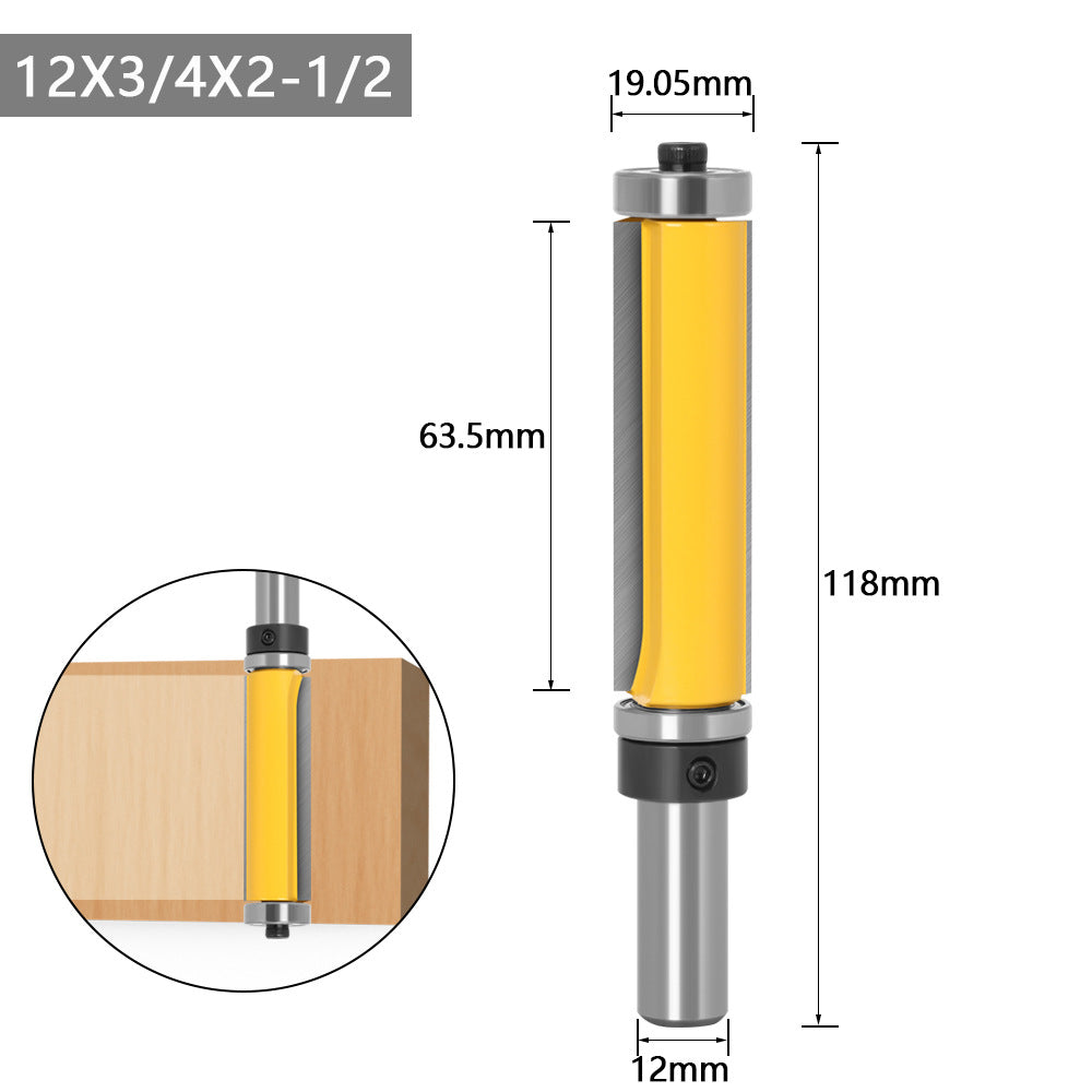 Double bearing trimming knife 1/2 * 3/4 * 2-1/2 engraving machine trimming knife