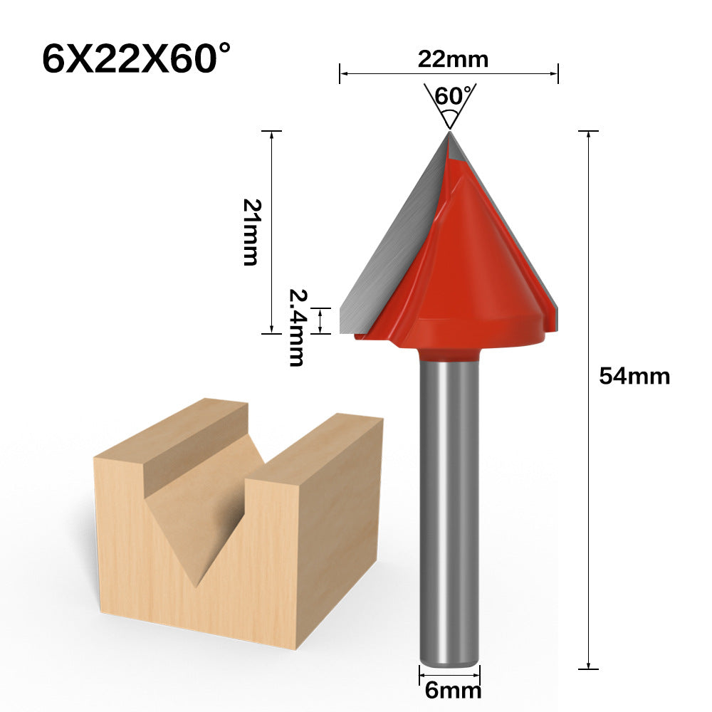90 degree 3D knife V type knife 3D knife Computer engraving knife Engraving woodworking knife V type milling cutter Woodworking v type