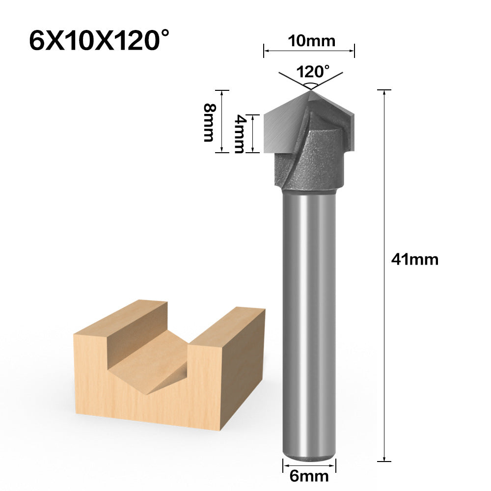 90 degree 3D knife V type knife 3D knife Computer engraving knife Engraving woodworking knife V type milling cutter Woodworking v type