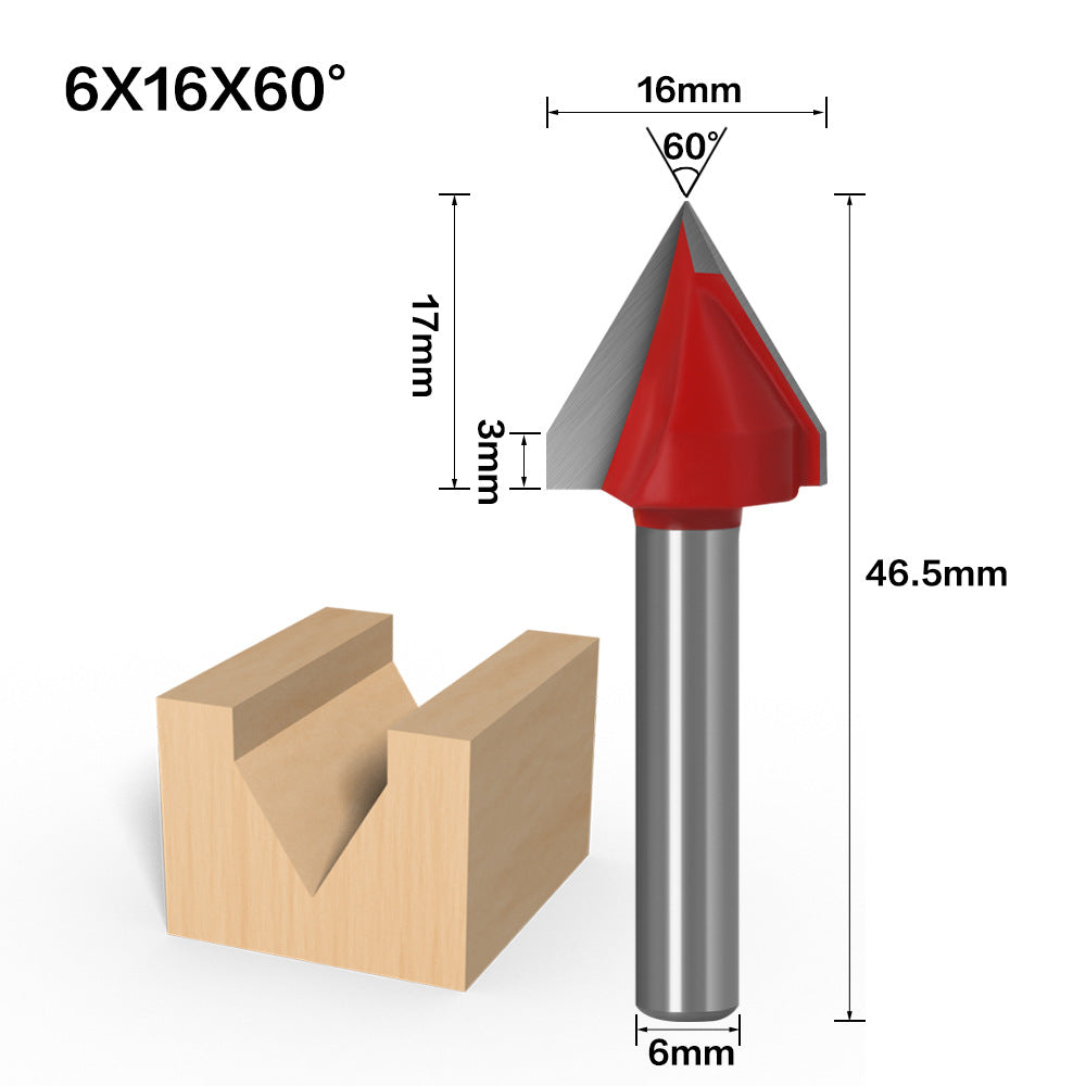 90 degree 3D knife V type knife 3D knife Computer engraving knife Engraving woodworking knife V type milling cutter Woodworking v type