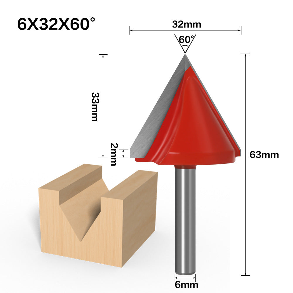 90 degree 3D knife V type knife 3D knife Computer engraving knife Engraving woodworking knife V type milling cutter Woodworking v type