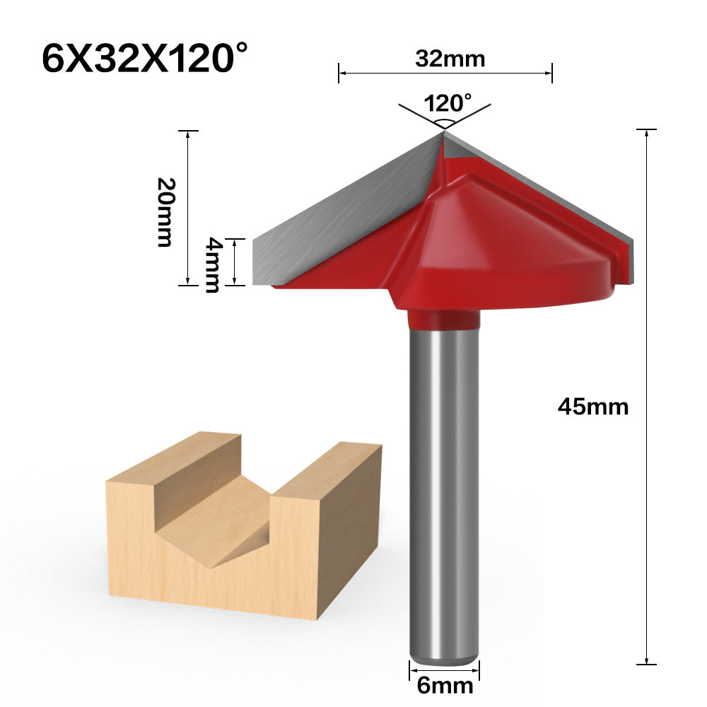 90 degree 3D knife V type knife 3D knife Computer engraving knife Engraving woodworking knife V type milling cutter Woodworking v type