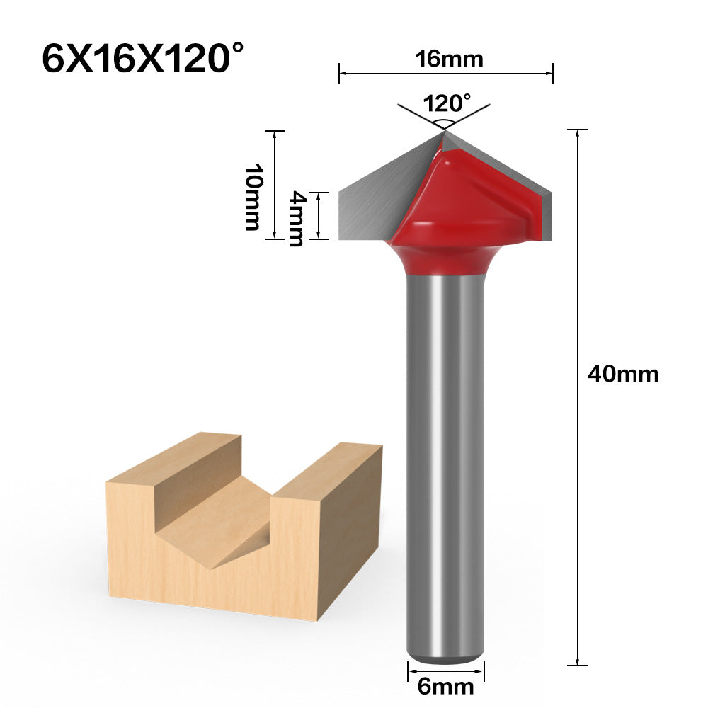 90 degree 3D knife V type knife 3D knife Computer engraving knife Engraving woodworking knife V type milling cutter Woodworking v type