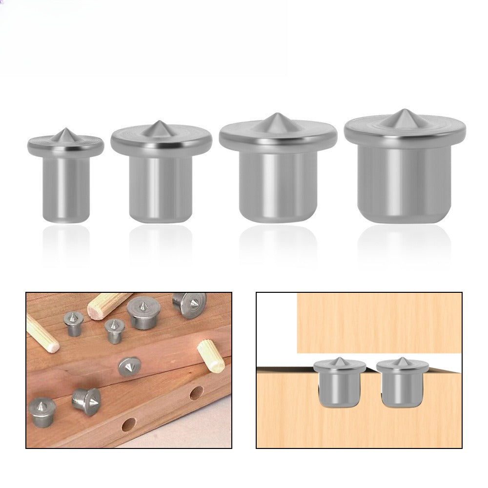 Panel furniture positioning woodworking log tenon, log pin DIY positioner, wood pin center punch