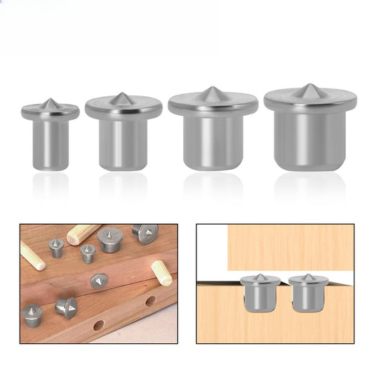 Panel furniture positioning woodworking log tenon, log pin DIY positioner, wood pin center punch
