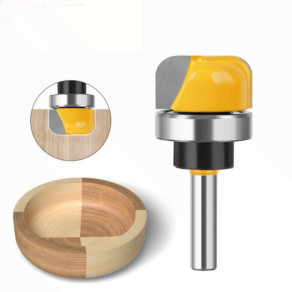 8 handle imitation deep round bottom bakelite milling woodworking tool round bottom linear cutter engraving machine keyhole cutter woodworking milling cutter