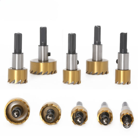 HSS iron sheet iron plate reaming aluminum alloy drilling set cross-border drill bit stainless steel titanium-plated high-speed steel hole opener