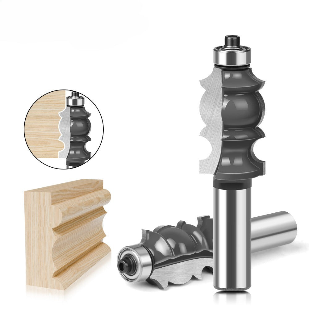 1/2 handle 12 handle double leaf armrest knife double leaf armrest knife engraving machine milling cutter line cutter woodworking milling cutter woodworking knife