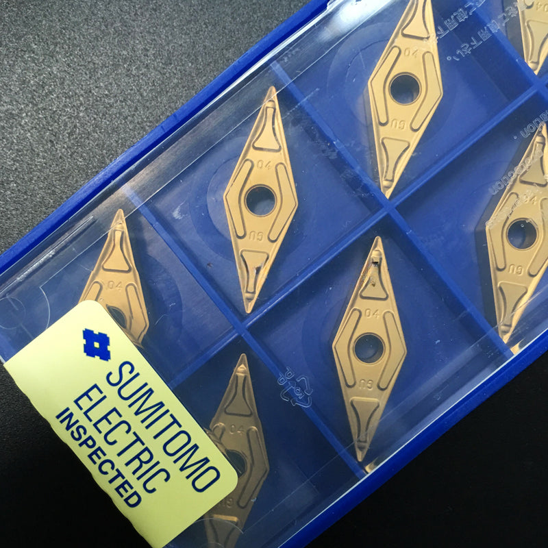 1BOX CNC Lathe Cutting Tool Milling Cutter  100% Original Sumitomo Carbide inserts  VNMG160404N-GU AC830P