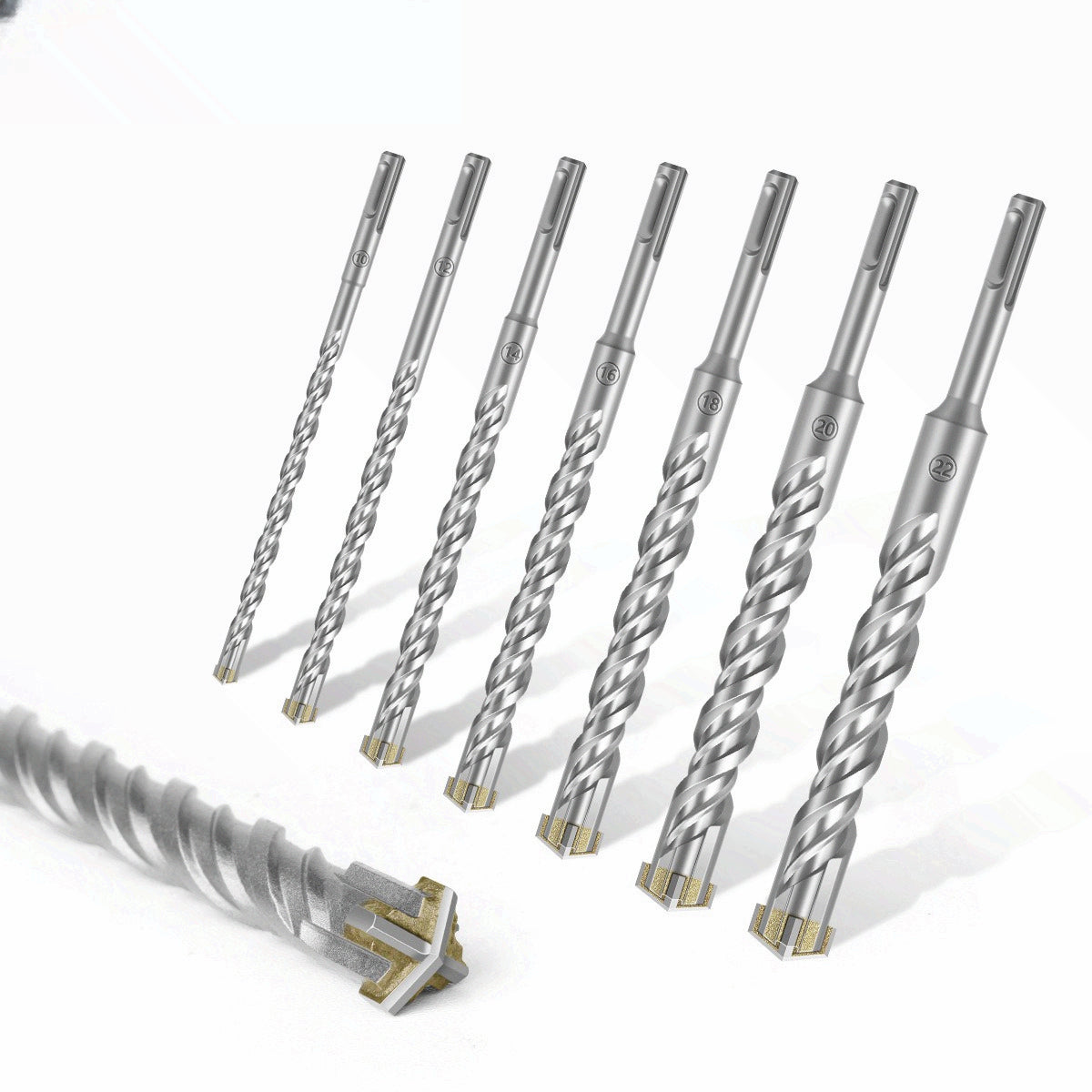 Cross Drill Bit Alloy Electric Hammer Drill Concrete Through Wall Hole Impact Drill Bit, Wall Hole Drill, Electric Hammer Drill Bit