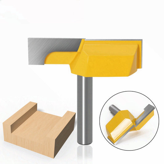 8 handle large diameter bottom cleaning knife slotting knife woodworking milling cutter table milling bottom cutter trimming machine engraving machine gong knife