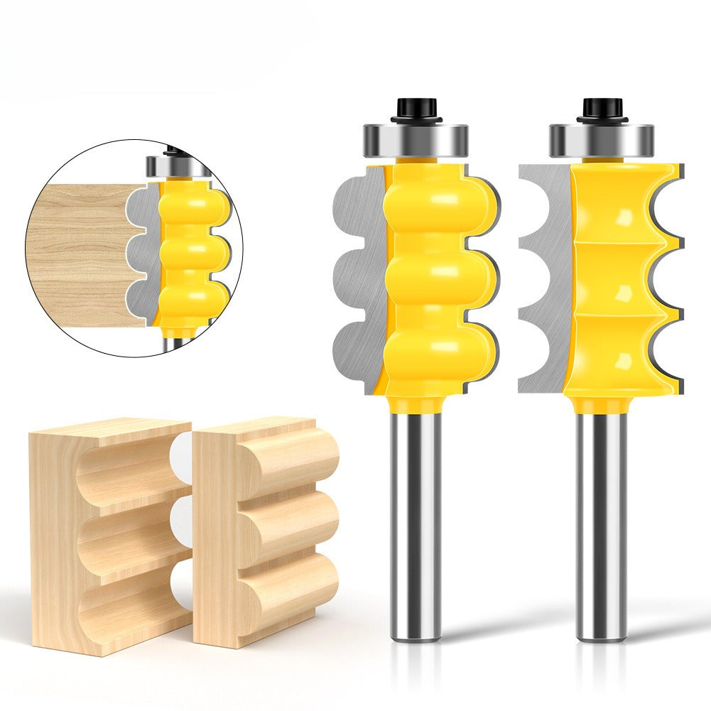 8Mm handle three bead knife three ball knife fancy line knife ball head knife cabinet line knife decorative woodworking milling cutter