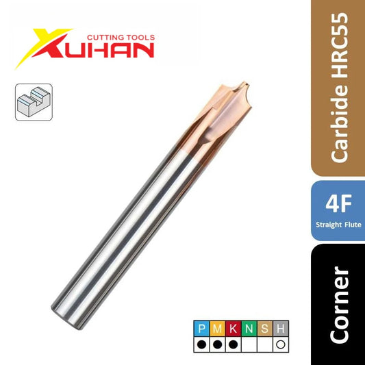 4 Flute INNER R Carbide Mill HRC55