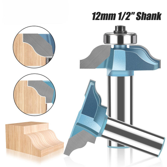 Professional grade Tibetan-style household west double-blade child and mother knife set, double R line knife woodworking milling cutter cabinet door household west tenon