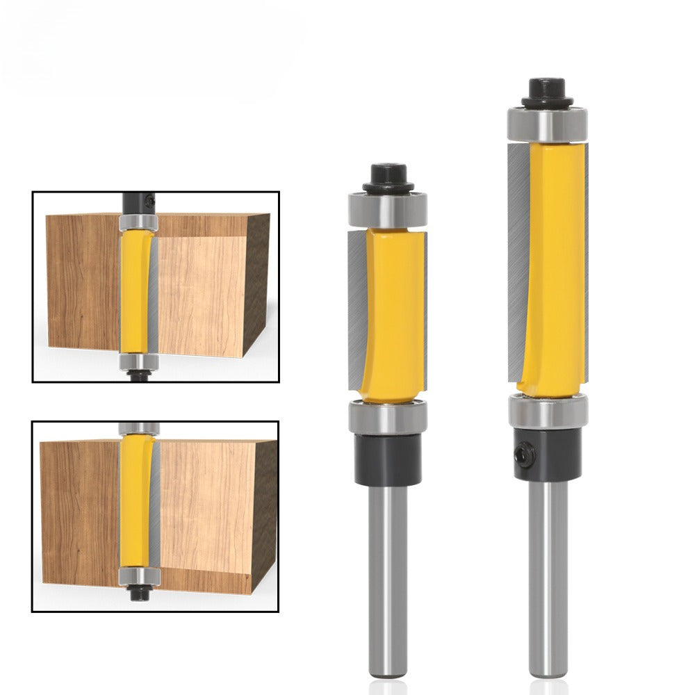 High-grade copy trimming cutter woodworking router woodworking milling cutter copy slotting cutter double bearing trimming cutter