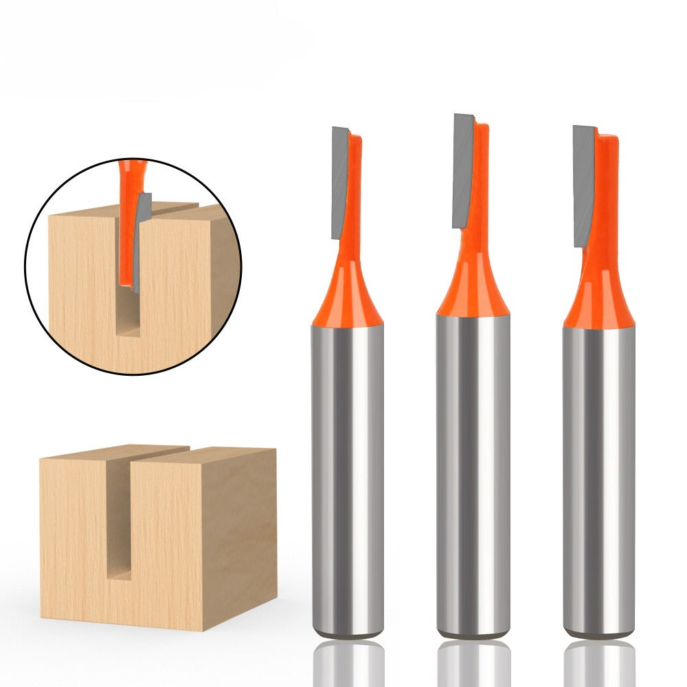 8 handle single blade straight knife slotting knife notch knife, trimming machine head, woodworking milling cutter set