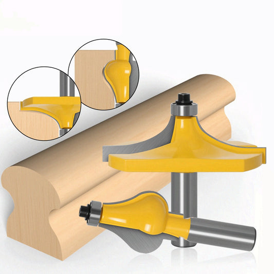 2-Piece set, armrest cutter, line cutter, woodworking milling cutter, high-grade armrest line cutter, gong milling cutter, carving cutter