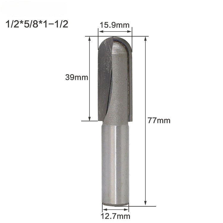 Extended round bottom cutter for engraving machine Extended deep round bottom cutter, milling keyhole cutter Special round bottom cutter for bakelite milling