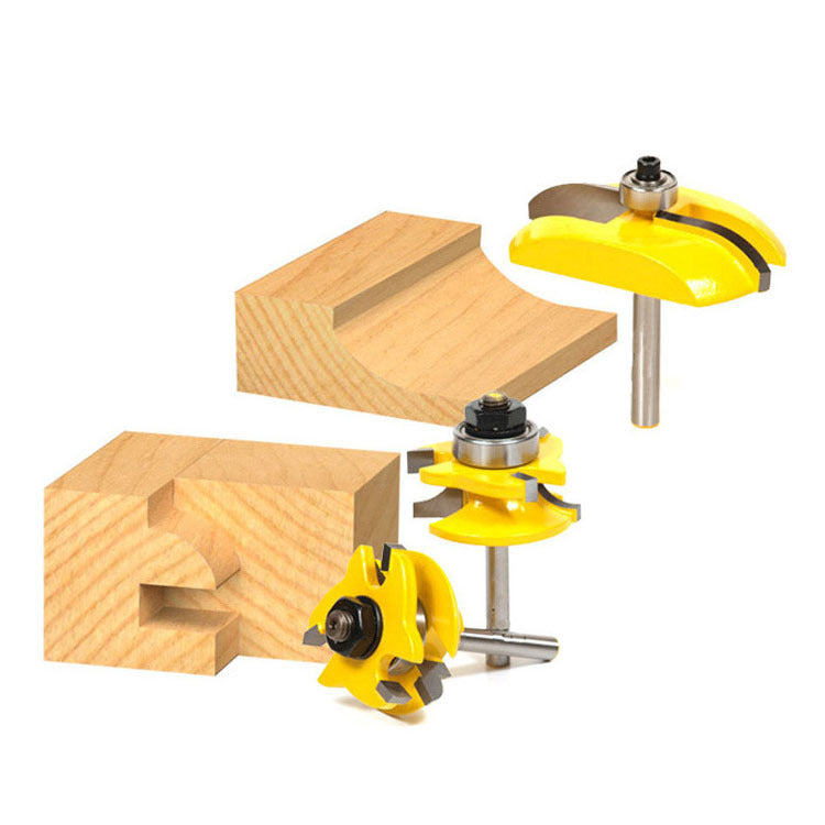 1/4 handle high-grade tenon knife cabinet door knife cabinet door frame knife rounded corner tenon knife engraving machine trimming machine milling cutter