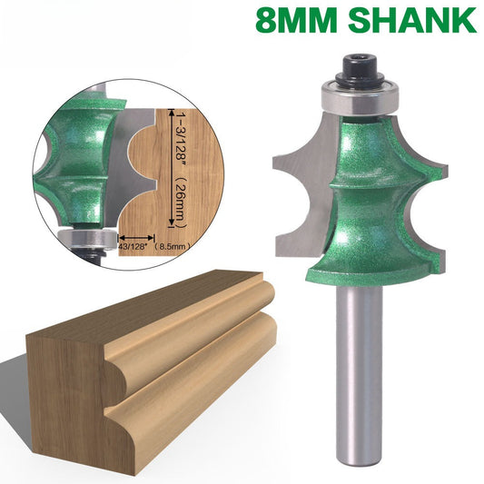 8Mm Shank One Line Knife Woodworking Milling Cutter Cabinet Top Knife Table Line Knife Ceiling Line Knife Belt R Milling Knife Convex R Knife