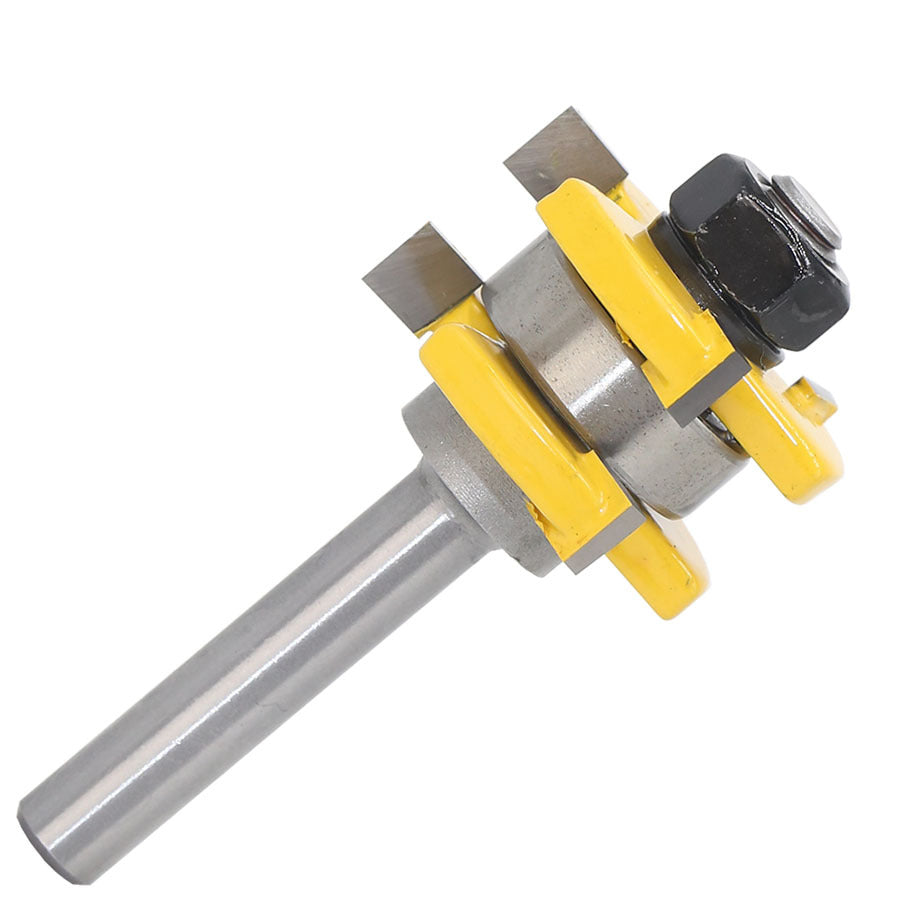 8-Handle 3-tooth T-shaped tenon cutter Square tooth tenon cutter, floor cutter, puzzle cutter, woodworking milling cutter, engraving cutter