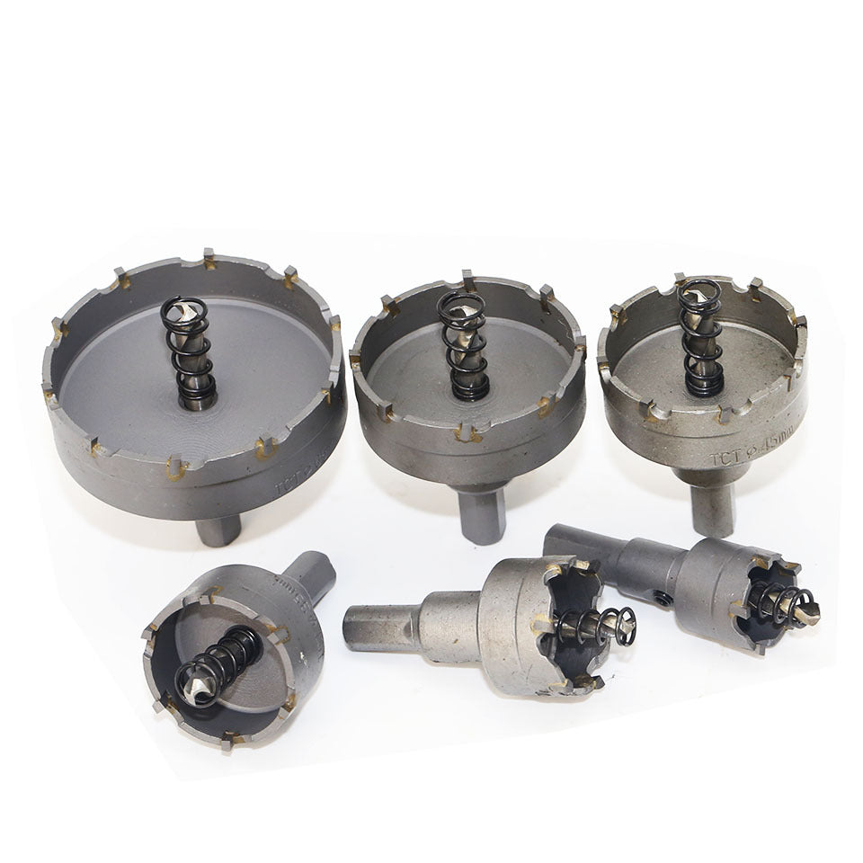 6-Piece set of high-quality stainless steel hole openers, carbide hole openers, metal reaming drills