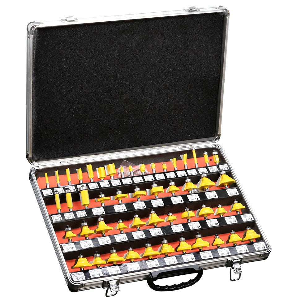 50-Piece woodworking milling cutter trimming machine milling cutter woodworking milling cutter set trimming machine cutter head