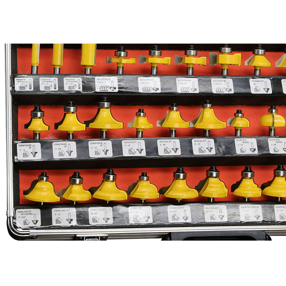 50-Piece woodworking milling cutter trimming machine milling cutter woodworking milling cutter set trimming machine cutter head