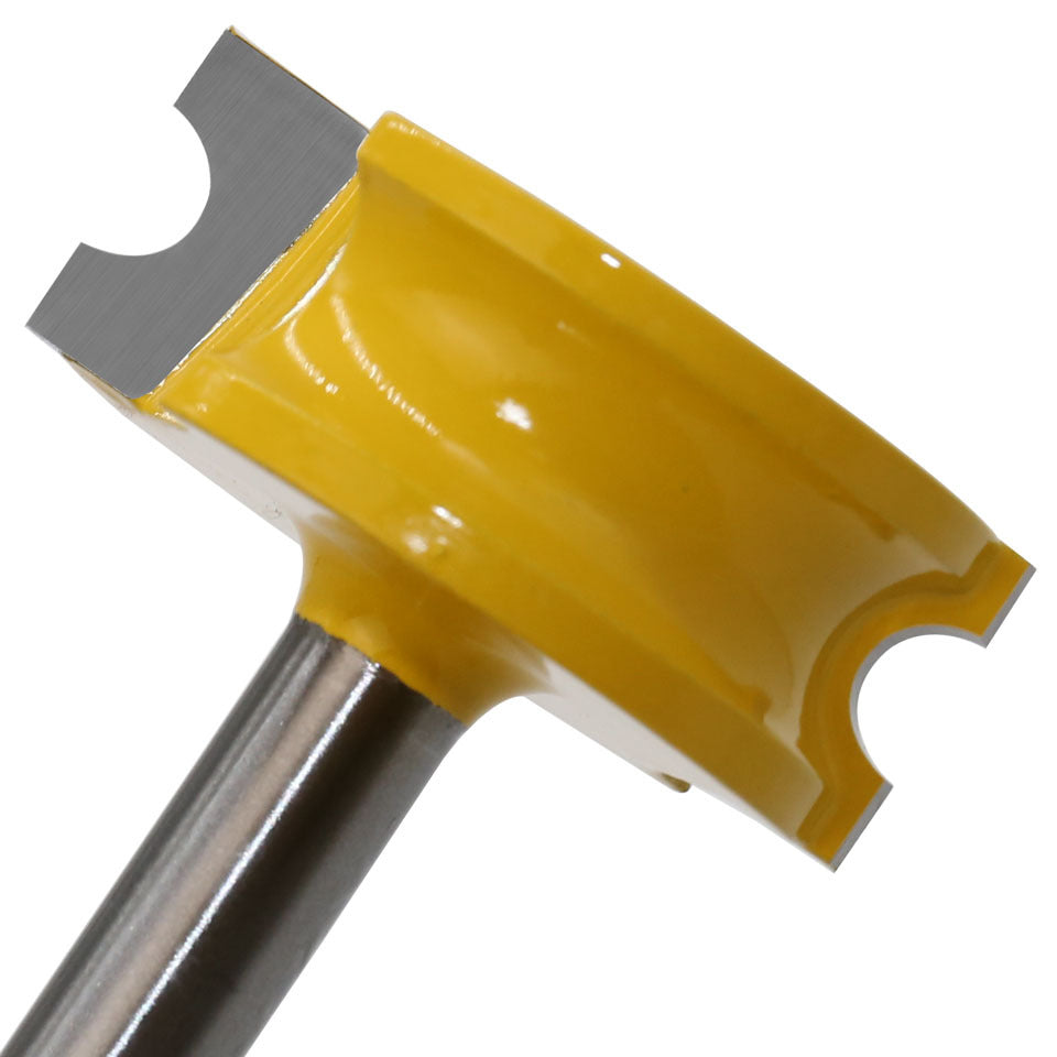 2-Piece set of 8-handle circular arc T-shaped tenon cutter, floor cutter, plywood cutter, woodworking milling cutter, trimming machine, engraving machine, milling cutter