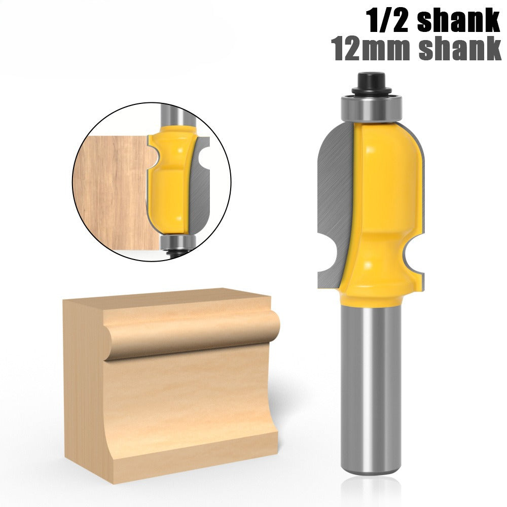 Engraving machine woodworking knife, line knife trimming, flower knife armrest knife, high-grade two-arc deep round bottom knife 1/2 handle * 22