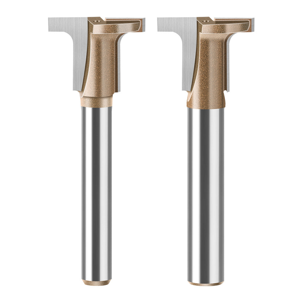 Professional grade carbon crystal plate circular arc bending knife carbide T-shaped semi-circular flat bottom two-in-one slotting angle